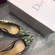 Dior 19ss Green Middle Heel - 4