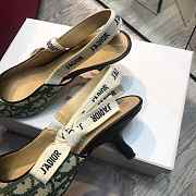 Dior 19ss Green Middle Heel - 2