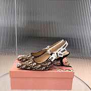 Dior 19ss Brown Middle Heel - 2