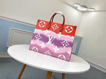 Louis Vuitton ONTHEGO Large Tote Multicolor Purple Red M45121 41cm 
