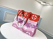 Louis Vuitton ONTHEGO Large Tote Multicolor Purple Red M45121 41cm  - 2
