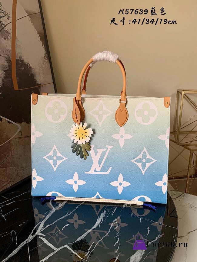 Louis Vuitton ONTHEGO The Pool Large Blue M57639 41cm  - 1
