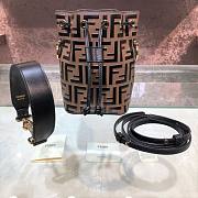 Fendi FF Mon Tresor Calfskin Brown 8066 18cm - 3