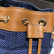 Fendi FF Mon Tresor Denim Embroidered Navy 8066 18cm - 2
