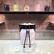 Fendi FF Mon Tresor Denim Embroidered White 8066 18cm - 1