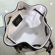Fendi FF Mon Tresor Denim Embroidered White 8066 18cm - 2
