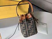 Fendi FF Mon Tresor Denim Embroidered Green 8066 18cm - 5