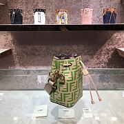 Fendi FF Mon Tresor Calfskin Green 8066 18cm - 6