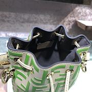 Fendi FF Mon Tresor Calfskin Green 8066 18cm - 4