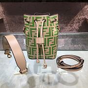Fendi FF Mon Tresor Calfskin Green 8066 18cm - 3