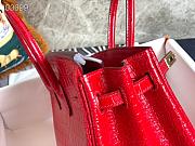 Hermès Platinum Bag Brikin Crocodile Pattern 30002801 30cm - 3