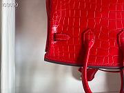Hermès Platinum Bag Brikin Crocodile Pattern 30002801 30cm - 2