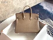 Hermès Platinum Bag Brikin Crocodile Pattern 30002803 30cm - 5