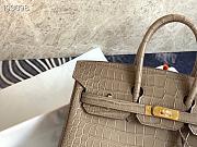 Hermès Platinum Bag Brikin Crocodile Pattern 30002803 30cm - 6