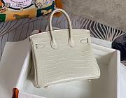 Hermès Platinum Bag Brikin Crocodile Pattern 30002804 30cm - 5