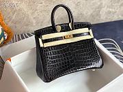 Hermès Platinum Bag Brikin Crocodile Pattern 30002805 30cm - 4