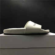 Balenciaga Logo Leather Slip-on White - 5