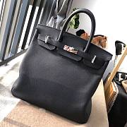 Hermès Birkin HAC Black Gold Buckle 40cm - 1