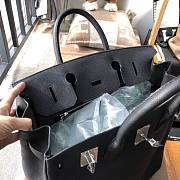Hermès Birkin HAC Black Gold Buckle 40cm - 4