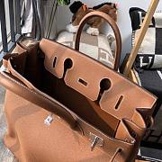 Hermès Birkin HAC Natural Yellow Silver Buckle 40cm - 6