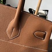 Hermès Birkin HAC Natural Yellow Silver Buckle 40cm - 5