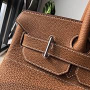Hermès Birkin HAC Natural Yellow Silver Buckle 40cm - 3