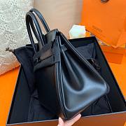 Hermès Birkin Smooth Leather Black 30cm - 4