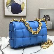 Bottega Veneta Gold Chain Cassette Cobalt 44048 26cm - 6