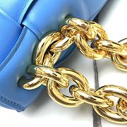 Bottega Veneta Gold Chain Cassette Cobalt 44048 26cm - 2