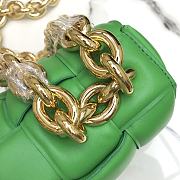 Bottega Veneta Gold Chain Cassette Racing Green 44048 26cm - 5