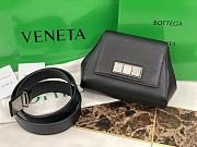 Bottega Veneta Mini Trapezoidal Waist Bag Black 631117  - 1