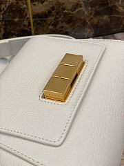 Bottega Veneta Mini Trapezoidal Waist Bag Chalk 631117 - 4