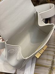 Bottega Veneta Mini Trapezoidal Waist Bag Chalk 631117 - 2