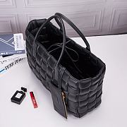 Bottega Veneta Tote Bag Maxi Intreccio Lambskin Black 50cm - 4