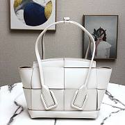 Bottega Veneta ARCO 48 Handbag Premium Calfskin Chalk 575941 - 5