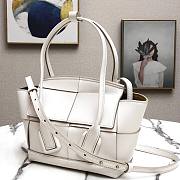 Bottega Veneta ARCO 48 Handbag Premium Calfskin Chalk 575941 - 6