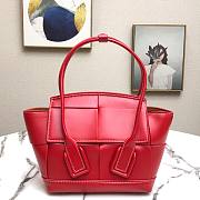 Bottega Veneta ARCO 48 Handbag Premium Calfskin Red 575941 - 1
