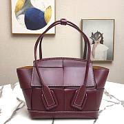 Bottega Veneta ARCO 48 Handbag Premium Calfskin Grape 575941  - 1
