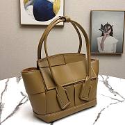 Bottega Veneta ARCO 48 Handbag Premium Calfskin Taupe 575941 - 3