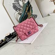 Chanel No.115 Rose Red Yellow Colored Hardware 02869 17cm - 1