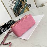 Chanel No.115 Rose Red Yellow Colored Hardware 02869 17cm - 5