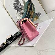 Chanel No.116 Rose Red Yellow Colored Hardware 02870 20cm - 6