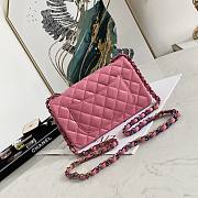 Chanel No.116 Rose Red Yellow Colored Hardware 02870 20cm - 5