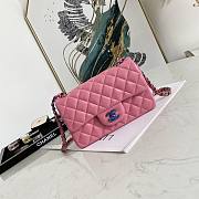 Chanel No.116 Rose Red Yellow Colored Hardware 02870 20cm - 1
