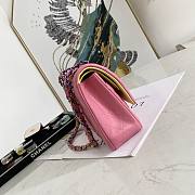 Chanel No.112 Rose Red Yellow Colored Hardware 02892 25cm - 2
