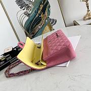 Chanel No.112 Rose Red Yellow Colored Hardware 02892 25cm - 5