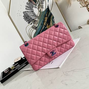 Chanel No.112 Rose Red Yellow Colored Hardware 02892 25cm