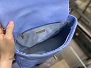 Chanel 19 Handbag Soft Goatskin Medium Cornflower AS1160 26cm - 6