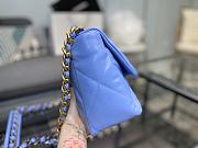 Chanel 19 Handbag Soft Goatskin Medium Cornflower AS1160 26cm - 5