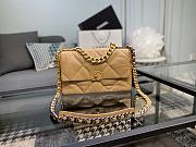 Chanel 19 Handbag Soft Goatskin Medium Brown AS1160 26cm - 1